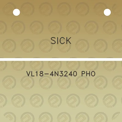 sick-vl18-4n3240-pho