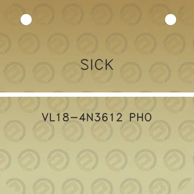 sick-vl18-4n3612-pho