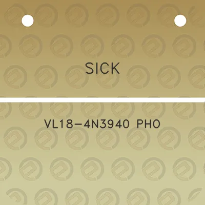 sick-vl18-4n3940-pho