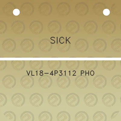 sick-vl18-4p3112-pho