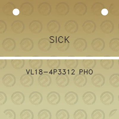 sick-vl18-4p3312-pho