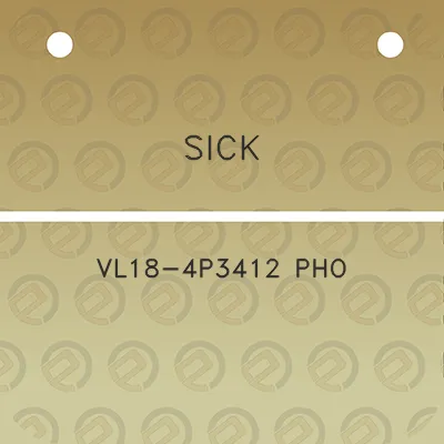 sick-vl18-4p3412-pho