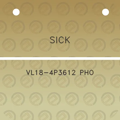 sick-vl18-4p3612-pho