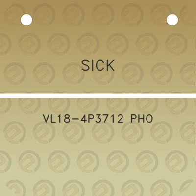 sick-vl18-4p3712-pho