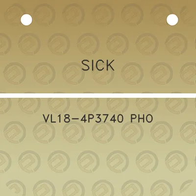 sick-vl18-4p3740-pho