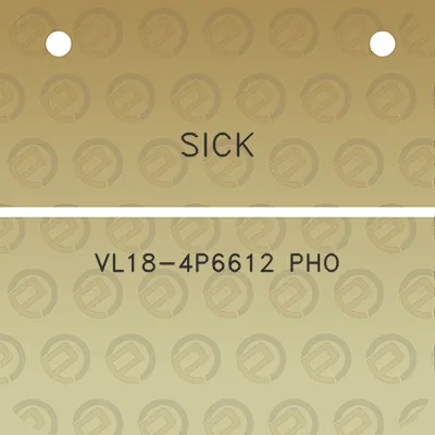 sick-vl18-4p6612-pho