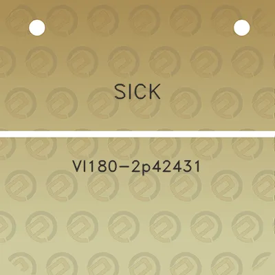 sick-vl180-2p42431