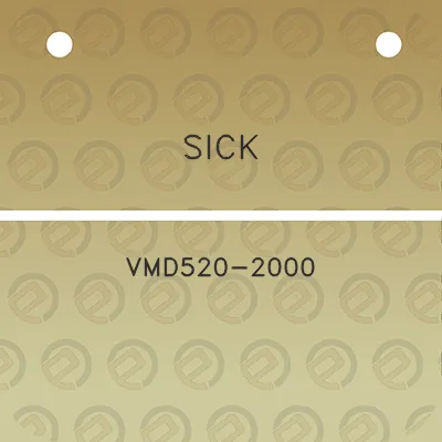 sick-vmd520-2000