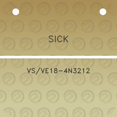 sick-vsve18-4n3212