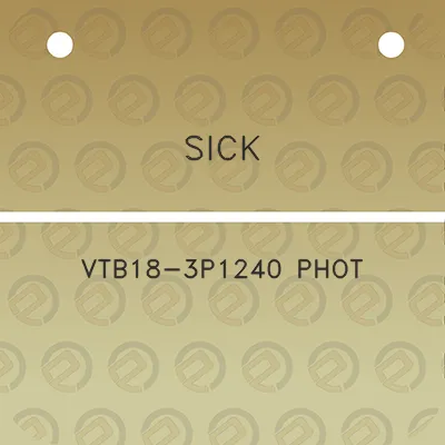 sick-vtb18-3p1240-phot