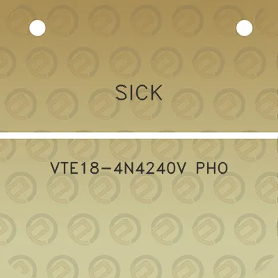 sick-vte18-4n4240v-pho