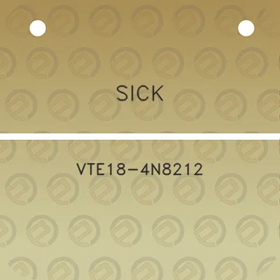 sick-vte18-4n8212