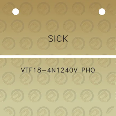 sick-vtf18-4n1240v-pho