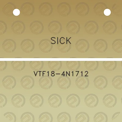 sick-vtf18-4n1712