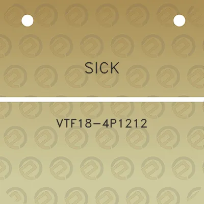 sick-vtf18-4p1212