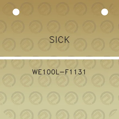 sick-we100l-f1131