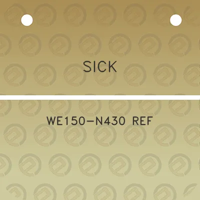 sick-we150-n430-ref