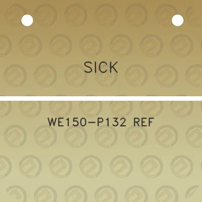 sick-we150-p132-ref