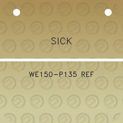 sick-we150-p135-ref