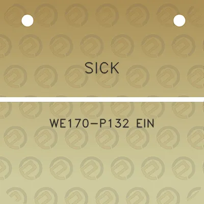 sick-we170-p132-ein