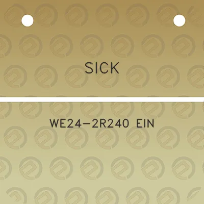 sick-we24-2r240-ein