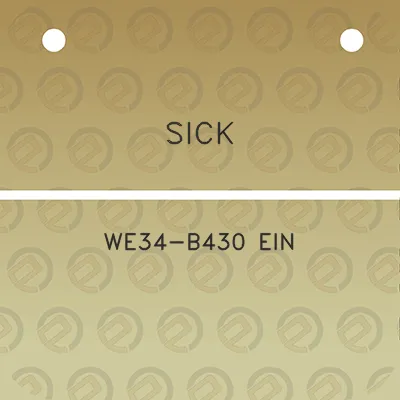 sick-we34-b430-ein