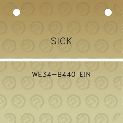 sick-we34-b440-ein