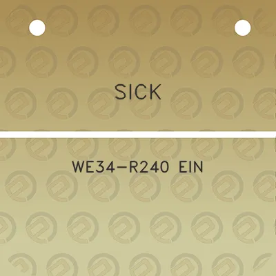 sick-we34-r240-ein