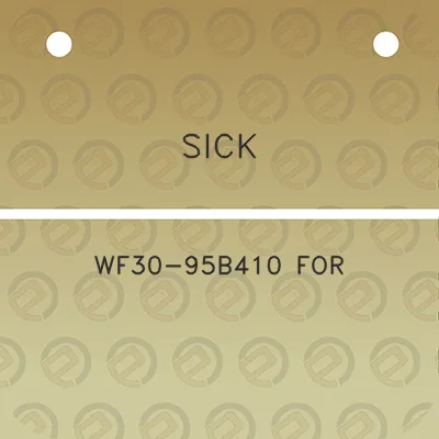 sick-wf30-95b410-for