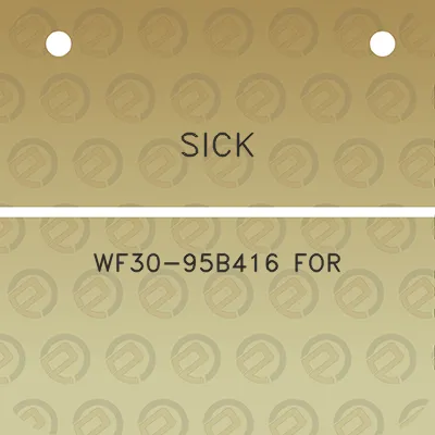 sick-wf30-95b416-for