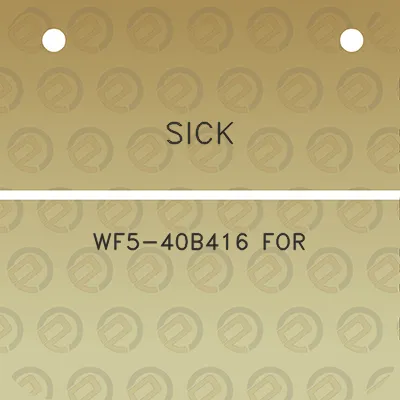 sick-wf5-40b416-for