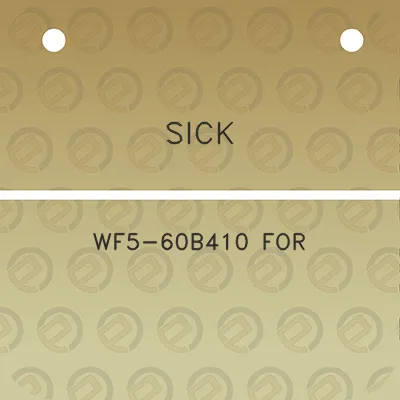 sick-wf5-60b410-for