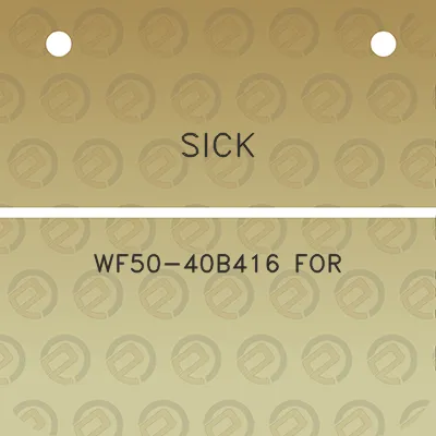 sick-wf50-40b416-for