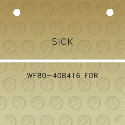 sick-wf80-40b416-for