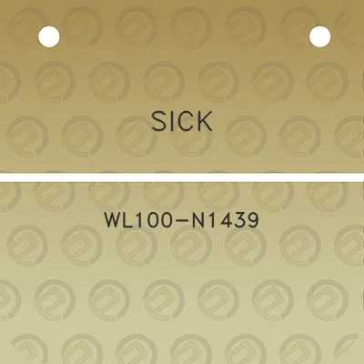 sick-wl100-n1439