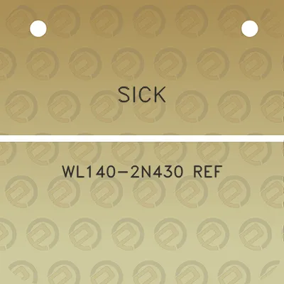 sick-wl140-2n430-ref