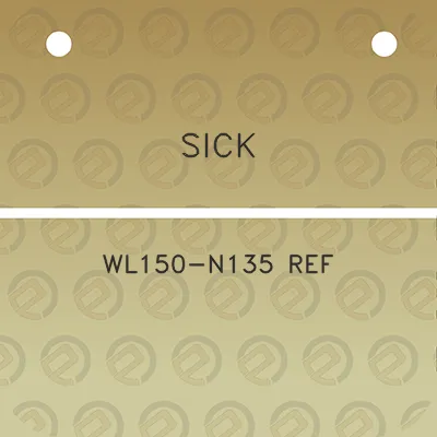 sick-wl150-n135-ref