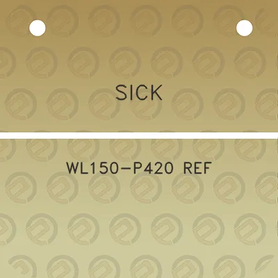 sick-wl150-p420-ref