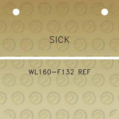 sick-wl160-f132-ref