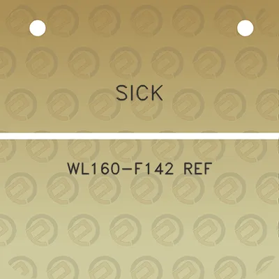 sick-wl160-f142-ref