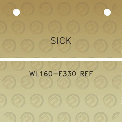 sick-wl160-f330-ref