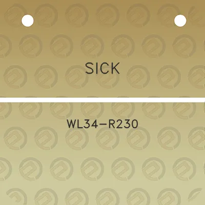 sick-wl34-r230