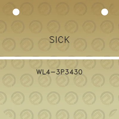 sick-wl4-3p3430