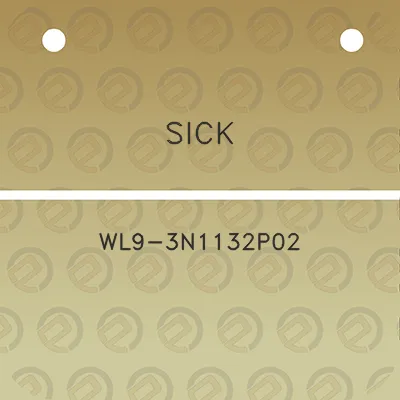 sick-wl9-3n1132p02