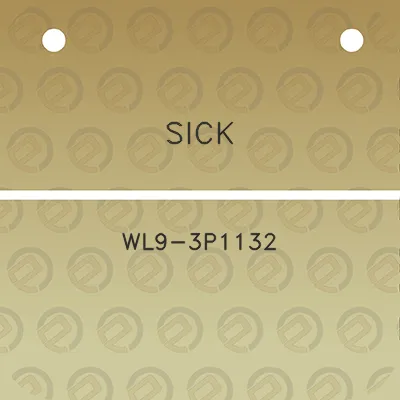 sick-wl9-3p1132