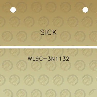 sick-wl9g-3n1132