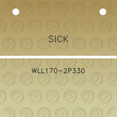 sick-wll170-2p330