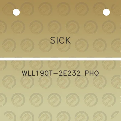 sick-wll190t-2e232-pho