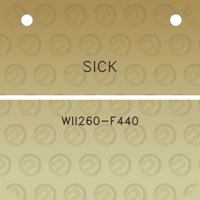 sick-wll260-f440