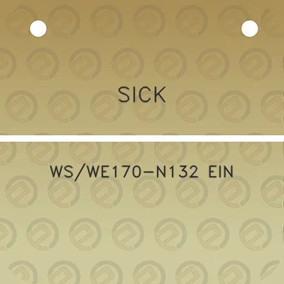 sick-wswe170-n132-ein